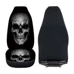 Car Interior Skull Print Seat Cover