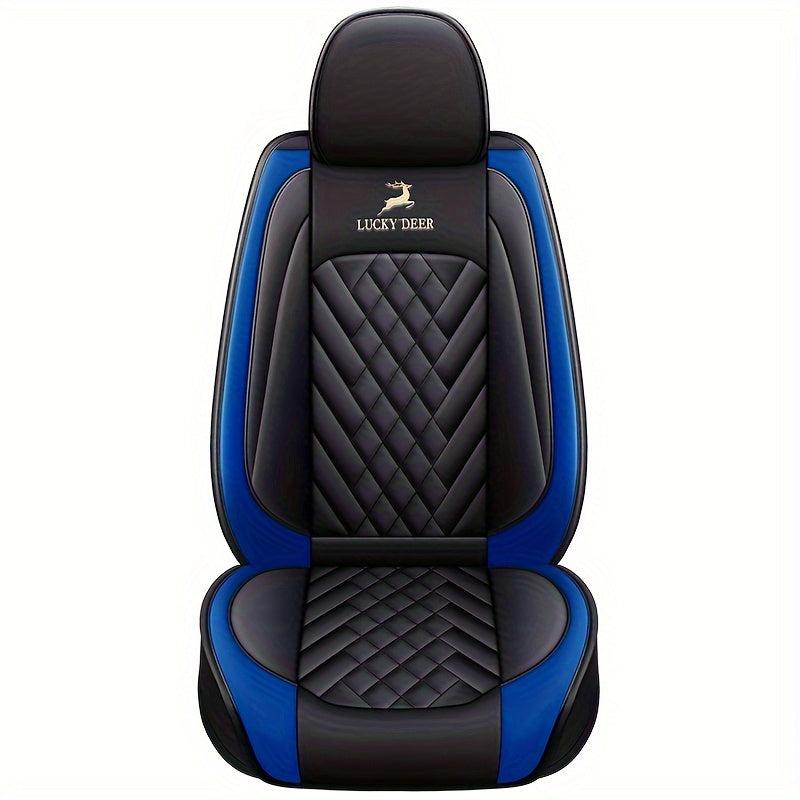1pc Universal Car Seat Cover PU Leather Protect Cushion Auto Front Chairs