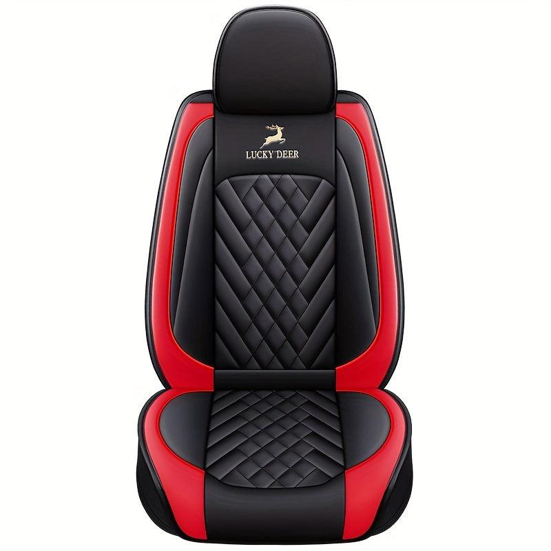 1pc Universal Car Seat Cover PU Leather Protect Cushion Auto Front Chairs