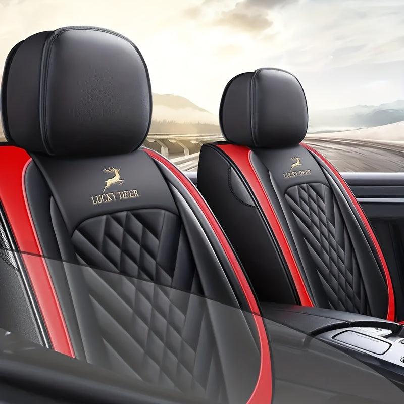 1pc Universal Car Seat Cover PU Leather Protect Cushion Auto Front Chairs