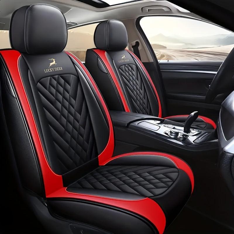 1pc Universal Car Seat Cover PU Leather Protect Cushion Auto Front Chairs