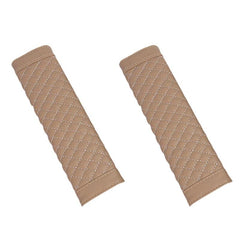 1 Pair Car Safety Seat Belt Faux Leather Shoulder Pad Cover Belt Protector
