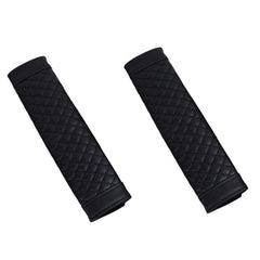 1 Pair Car Safety Seat Belt Faux Leather Shoulder Pad Cover Belt Protector