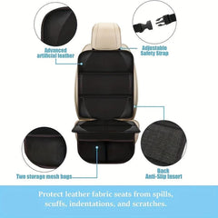 Car Safety Seat Pad Anti slip Anti wear With Storage Bag