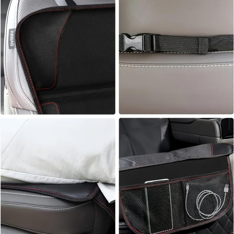 Car Safety Seat Pad Anti slip Anti wear With Storage Bag