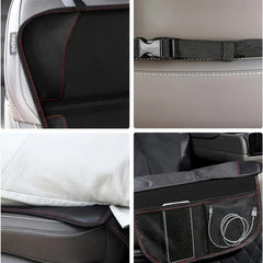 Car Safety Seat Pad Anti slip Anti wear With Storage Bag