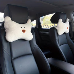 Cartoon Car Headrest Pillow for All Seasons