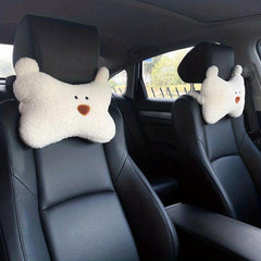 Cartoon Car Headrest Pillow for All Seasons