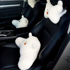 Cartoon Car Headrest Pillow for All Seasons