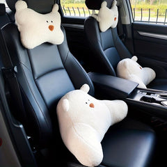 Cartoon Car Headrest Pillow for All Seasons