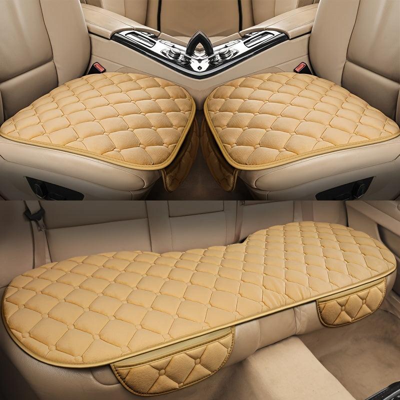 Winter Plush Car Seat Covers - Cozy & Comfy 3 Pieces