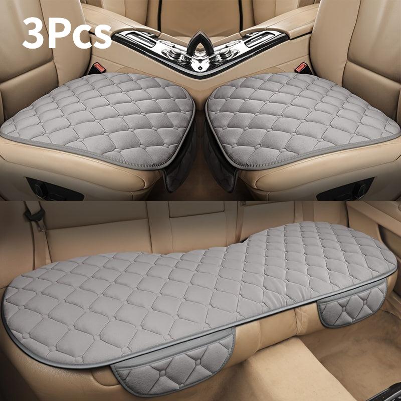 Winter Plush Car Seat Covers - Cozy & Comfy 3 Pieces
