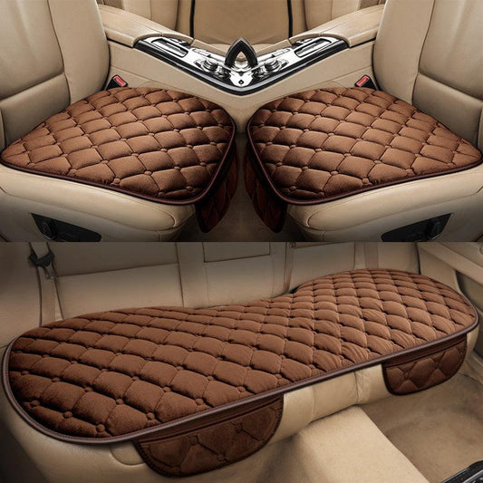 Winter Plush Car Seat Covers - Cozy & Comfy 3 Pieces