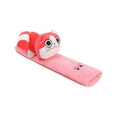 Plush Dog Cat Car Seat Belt Cover for Comfortable Safety