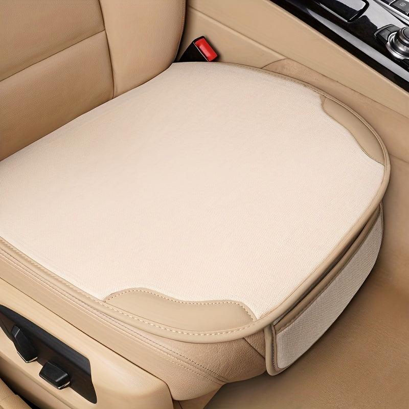 Car Seat Cushion Universal Linen Back Seat