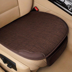 Car Seat Cushion Universal Linen Back Seat