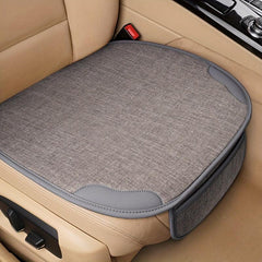 Car Seat Cushion Universal Linen Back Seat
