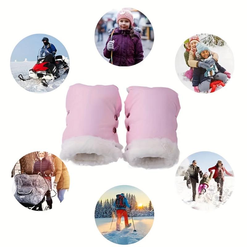 Stroller Gloves Windproof & Waterproof Fleece Hand Warmer