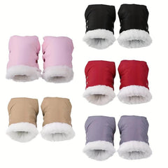 Stroller Gloves Windproof & Waterproof Fleece Hand Warmer