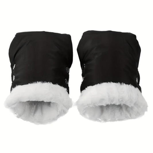 Stroller Gloves Windproof & Waterproof Fleece Hand Warmer
