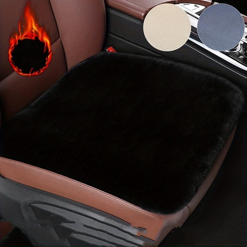 Winter Car Seat Cushion Rabbit Fur Short Plush Single Cushion