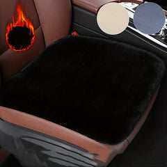 Winter Car Seat Cushion Rabbit Fur Short Plush Single Cushion