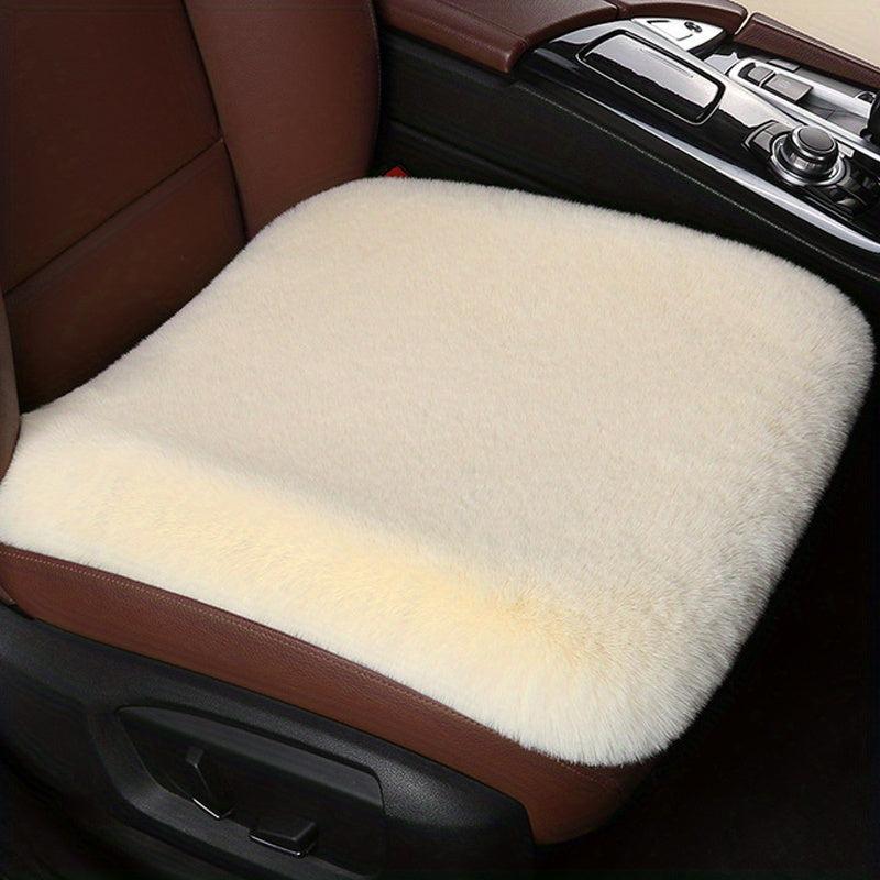 Winter Car Seat Cushion Rabbit Fur Short Plush Single Cushion
