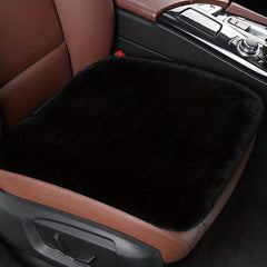 Winter Car Seat Cushion Rabbit Fur Short Plush Single Cushion