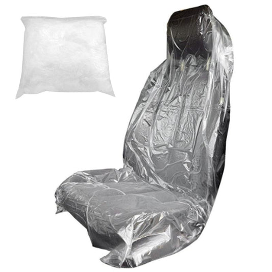 20pcs Reusable Waterproof Car Seat Covers, Universal Protective Plastic Covers