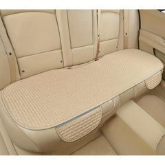 Car Rear Seat Cover Linen Fabric Protector Anti-slip