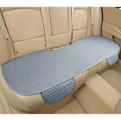 Car Rear Seat Cover Linen Fabric Protector Anti-slip
