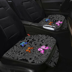 1pc Butterfly Pattern Car Seat Cover Front Rear Seat Pad Car Interior Seat Mat