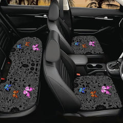1pc Butterfly Pattern Car Seat Cover Front Rear Seat Pad Car Interior Seat Mat