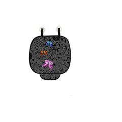 1pc Butterfly Pattern Car Seat Cover Front Rear Seat Pad Car Interior Seat Mat