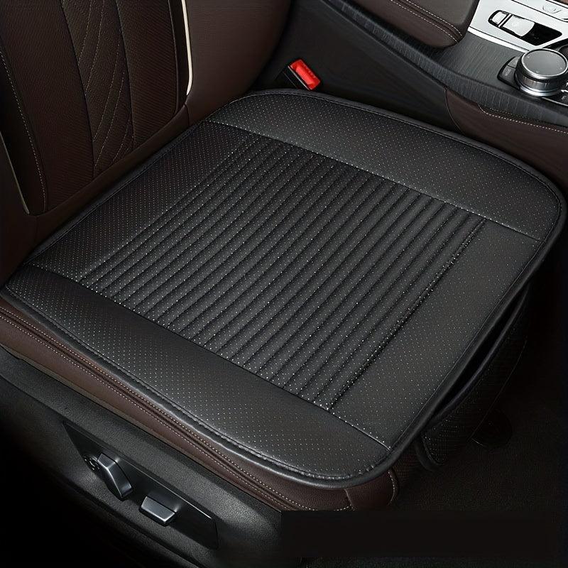 Car Seat Cover Front Rear Leather Protect Cushion Seat Cushion
