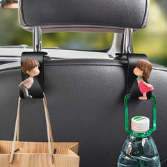 2pcs Bag Hooks Car Clips Headrest Organizer Auto Hangers Car Storage