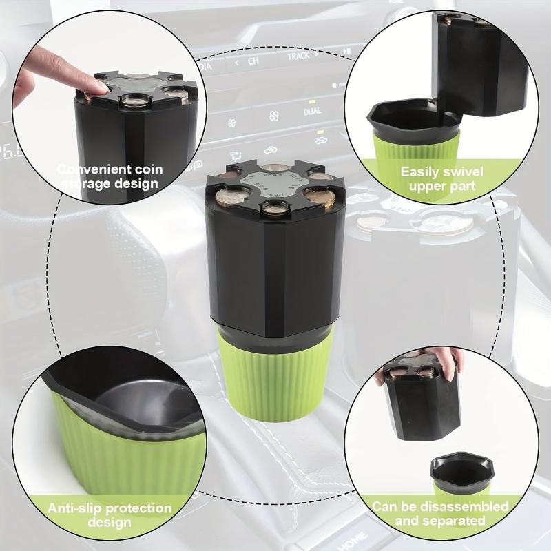 Car Coin Holder Storage Organizer for Variety of Coins