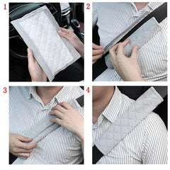 Plush Car Seat Belt Cover Shoulder Pad for Kids Adults