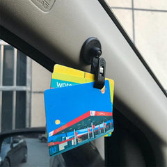 Durable Window Clip Mount Sunshade Curtain & Towel Ticket Holder