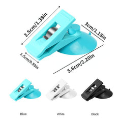 Durable Window Clip Mount Sunshade Curtain & Towel Ticket Holder