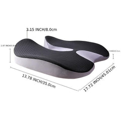 Memory Foam Car Seat Cushion for Sciatica & Lower Back Pain Relief