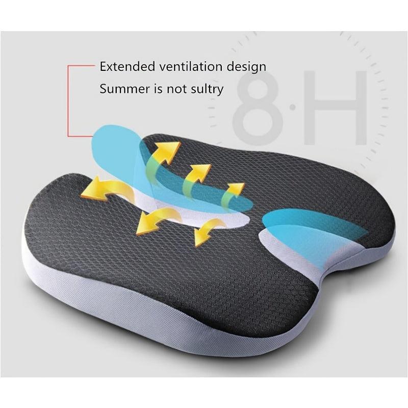 Memory Foam Car Seat Cushion for Sciatica & Lower Back Pain Relief