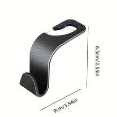 4pcs Car Seat Rear Hooks Multifunctional Car Organizer