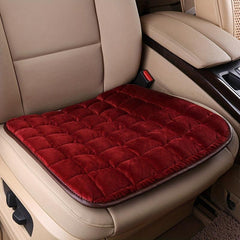 Plush Backless Car Seat Cushion Anti Skid Sofa Chair
