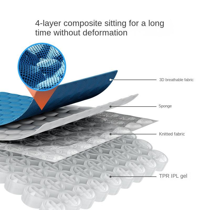 Ventilation Cushion Car Cooling Seat Gel Breathable Ice Pad