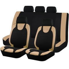 Soft Pink Car Seat Cover Set for Women, Airbag Compatible