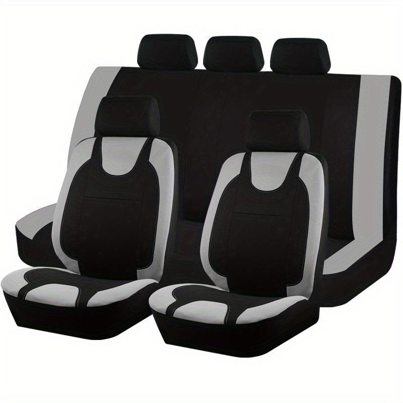 Soft Pink Car Seat Cover Set for Women, Airbag Compatible