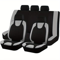 Soft Pink Car Seat Cover Set for Women, Airbag Compatible