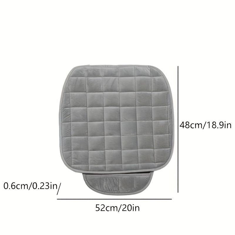 Car Seat Cushion Memory Silk Wadding Non Slip Rubber With Storage Pouch