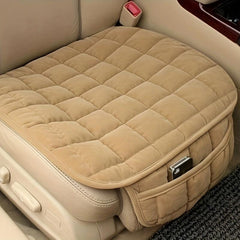 Car Seat Cushion Memory Silk Wadding Non Slip Rubber With Storage Pouch